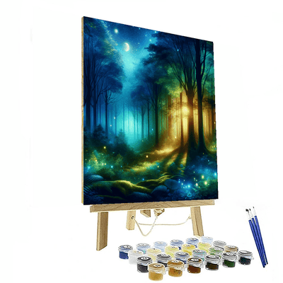 Starlit Forest Paint By Number