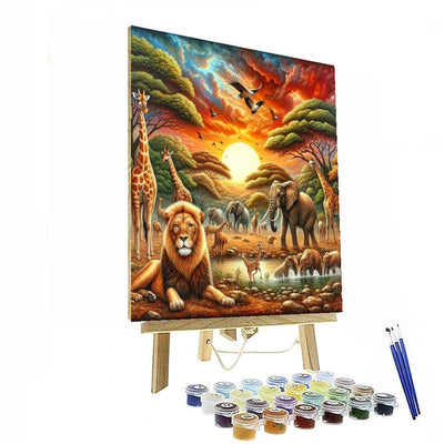 Wildlife Adventure Safari Paint By Numbers Kits