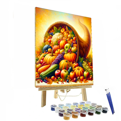 Bountiful Harvest Celebration Paint By Number