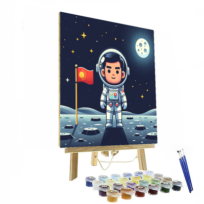 Lunar Landing Adventure Paint By Numbers