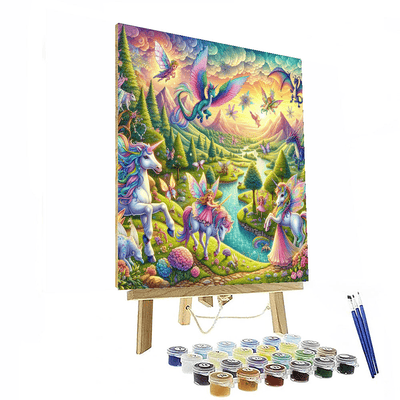 Whimsical Fairy Tale Adventure Number Painting