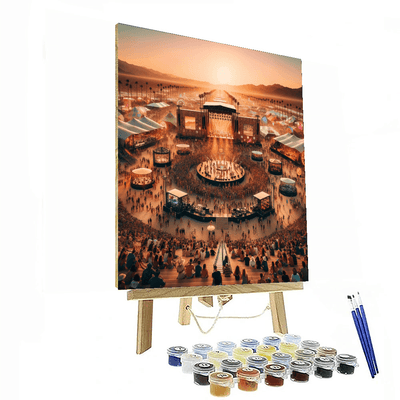 Coachella Valley Music And Arts Festival - Indio, Usa Painting By Numbers Kit