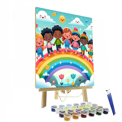 Rainbow Adventure Painting By Numbers Kit