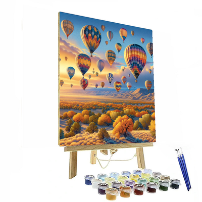 Albuquerque International Balloon Fiesta Paint By Color