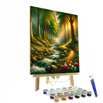 Adventure Awaits In The Forest Number Painting