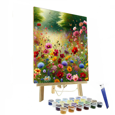 Wildflower Melody Number Painting