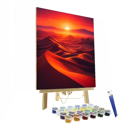 Desert Sunset Paint By Number