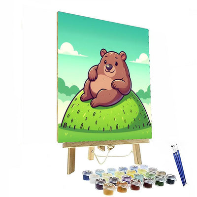 Whimsical Wombat Paint By Number