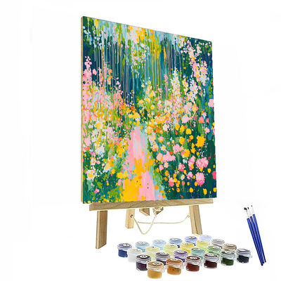 Jackson Pollock Inspired Pollock's Garden  Paint By Numbers Kits