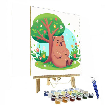 Whimsical Wombats Paint By Number