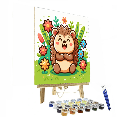 Giggle Hedgehog Painting Number Kit