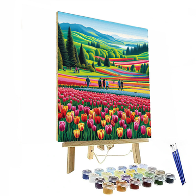 Skagit Valley Tulip Festival - Usa Number Painting