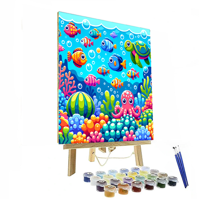 Exploring Ocean Depths Numbered Painting Kits