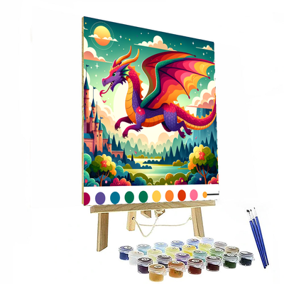 Mystical Dragon Tale Paint By Number