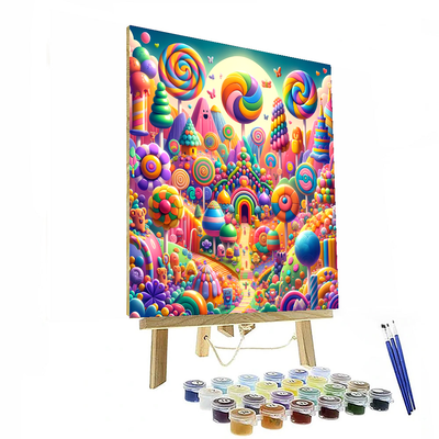 Magical Candyland Adventure Paint By Numbers Kits