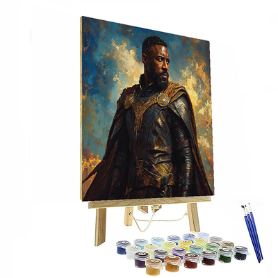 Idris Elba: The Dynamic Force Of Stringer Bell Paint By Numbers Art