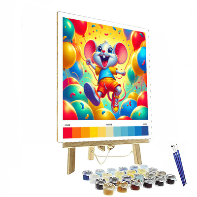 Mickey's Whimsy Paint By Numbers Art