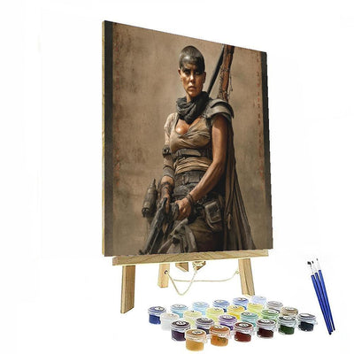 Charlize Theron: The Fearless Strength Of Furiosa Painting By Numbers Kit