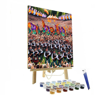 World Bagpipe Championship - Scotland Painting By Numbers Kit