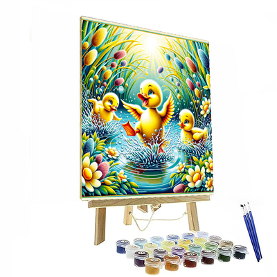 Duck Delight Paint By Numbers Art