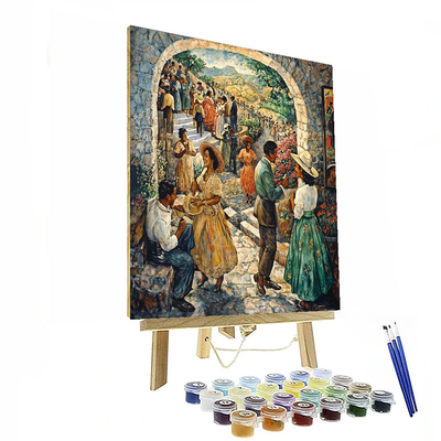 Rivera Inspired Historical Moments  Numbered Painting Kits