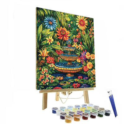 Frida Kahlo Inspired Frida's Garden Sanctuary  Paint By Numbers Kits