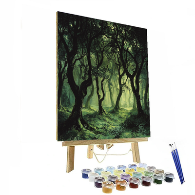 John Constable Inspired Gothic Forest Whispers  Paint By Numbers Kits