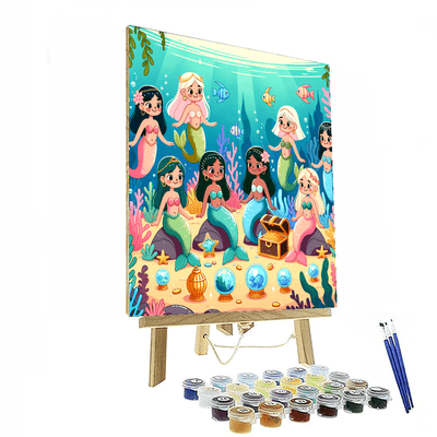 Fantasy Mermaid Kingdom Paint By Numbers Art