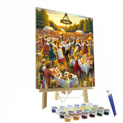 Midsummer Eve - Sweden Painting By Numbers Kit