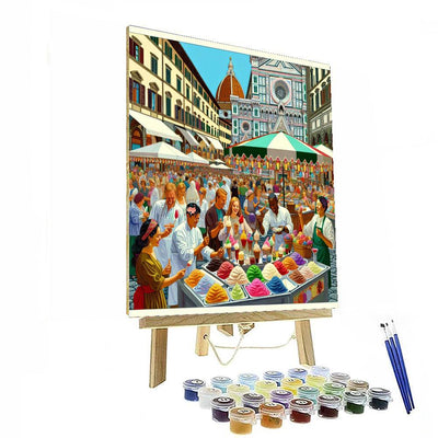 Florence Gelato Festival - Italy DIY Paint By Numbers