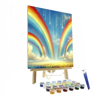 Vivid Rainbow Dreams Numbered Painting Kits