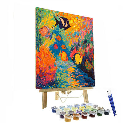 Henri Matisse Inspired Colorful Ocean Dreams  Numbered Painting Kits