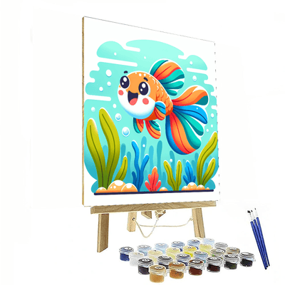 Giggle Guppy Painting By Numbers Kit