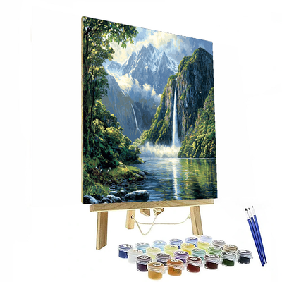 Fiordland National Park - South Island Painting Number Kit