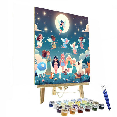 Moonlit Fairyland Escape Paint By Numbers