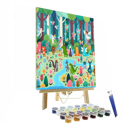 Fairy Forest Gathering Paint By Number