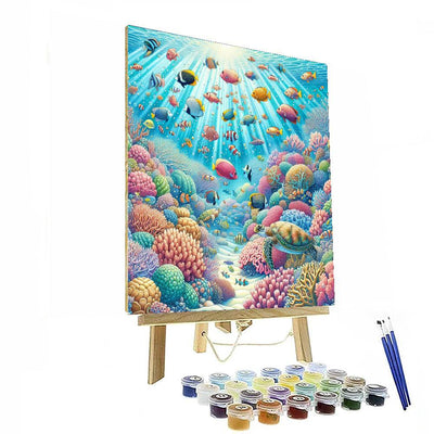 Underwater Reef Paradise Paint By Number