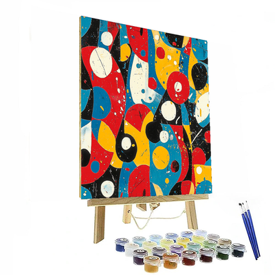 Joan Miró Inspired Whimsical Wonders  Paint By Numbers Art