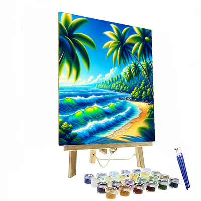 Tropical Tranquility Numbered Painting Kits