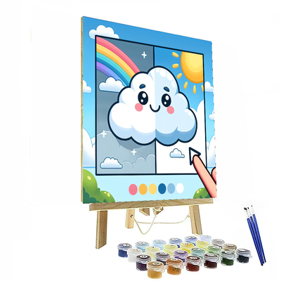 Cheery Cloud Number Painting