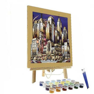 Glamorous Art Deco Elegance Paint By Numbers Kits