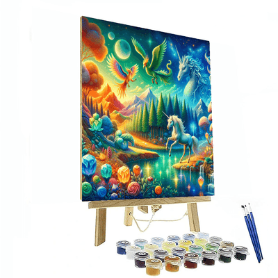 Fantasy Realm Enchantment Number Painting