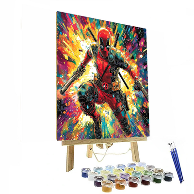 Ryan Reynolds: Unleashing The Wit Of Deadpool Numbered Painting Kits