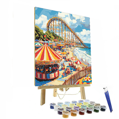 Santa Cruz Boardwalk DIY Paint By Numbers