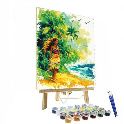 Moana Island Adventure - Disney Inspired Numbered Painting Kits