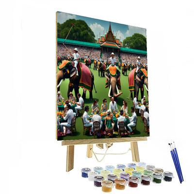 King's Cup Elephant Polo Tournament - Thailand Paint By Number