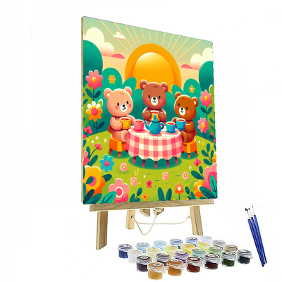 Cuddly Teddy Bears Paint By Numbers