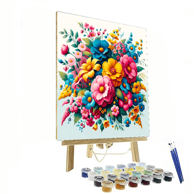 Enchanted Floral Arrangement Paint By Numbers