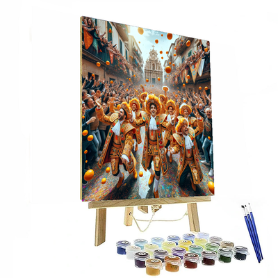 The Carnival Of Binche - Belgium Paint By Numbers Kits