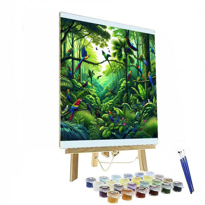 Tropical Rainforest Vividness DIY Paint By Numbers